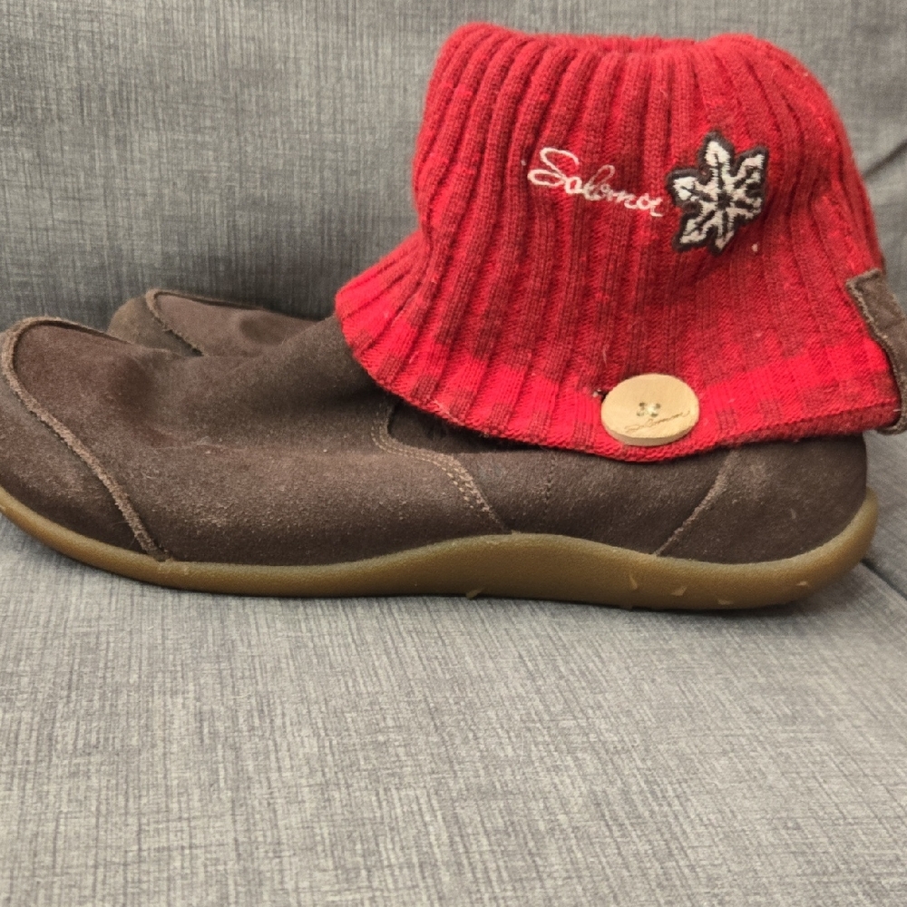 Salomon Bliss Convertable Brown and Red Winter Boots